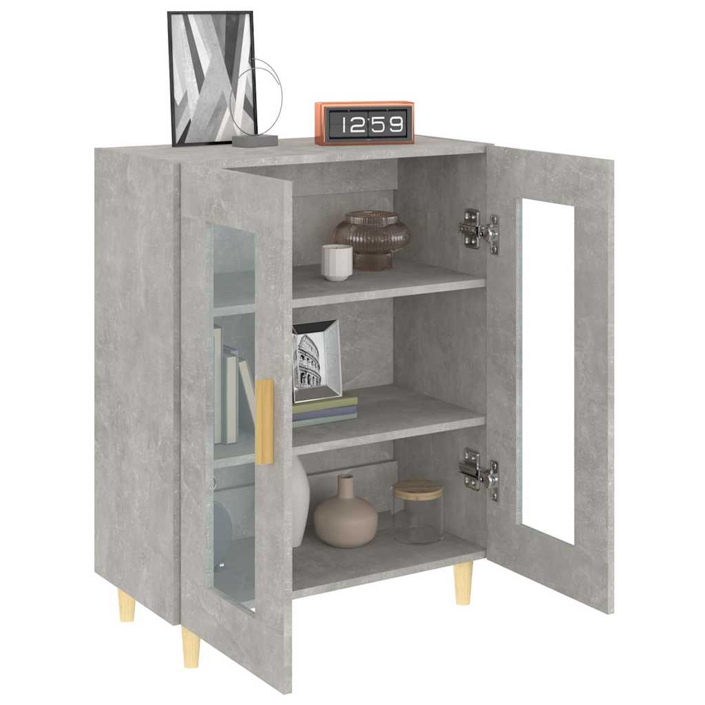 Sideboard Concrete Grey 69,5x34x90 cm Engineered Wood