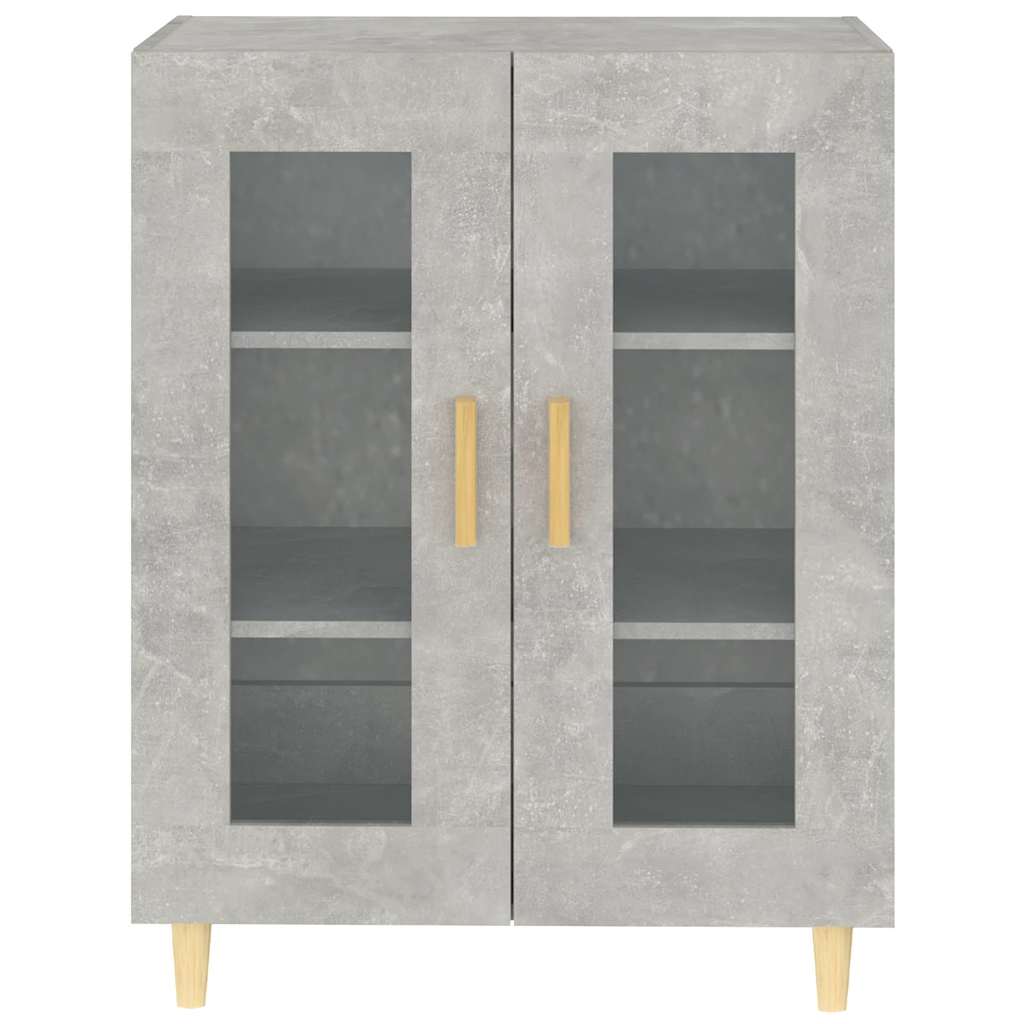 Sideboard Concrete Grey 69,5x34x90 cm Engineered Wood