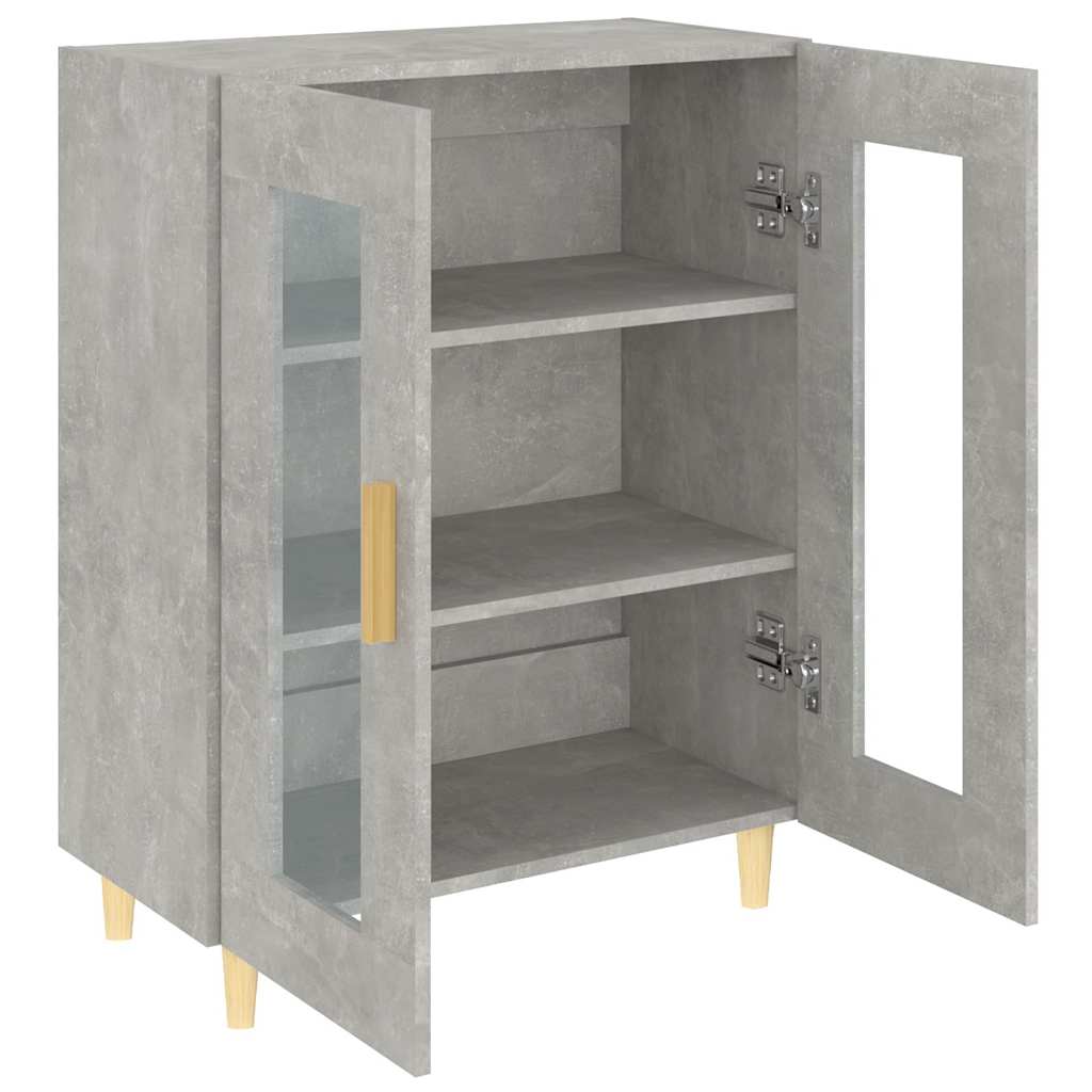Sideboard Concrete Grey 69,5x34x90 cm Engineered Wood
