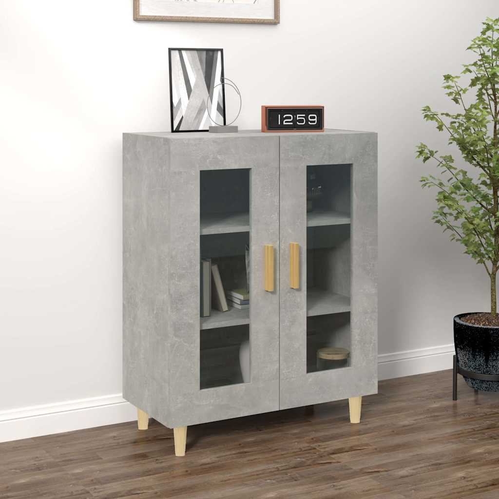 Sideboard Concrete Grey 69,5x34x90 cm Engineered Wood