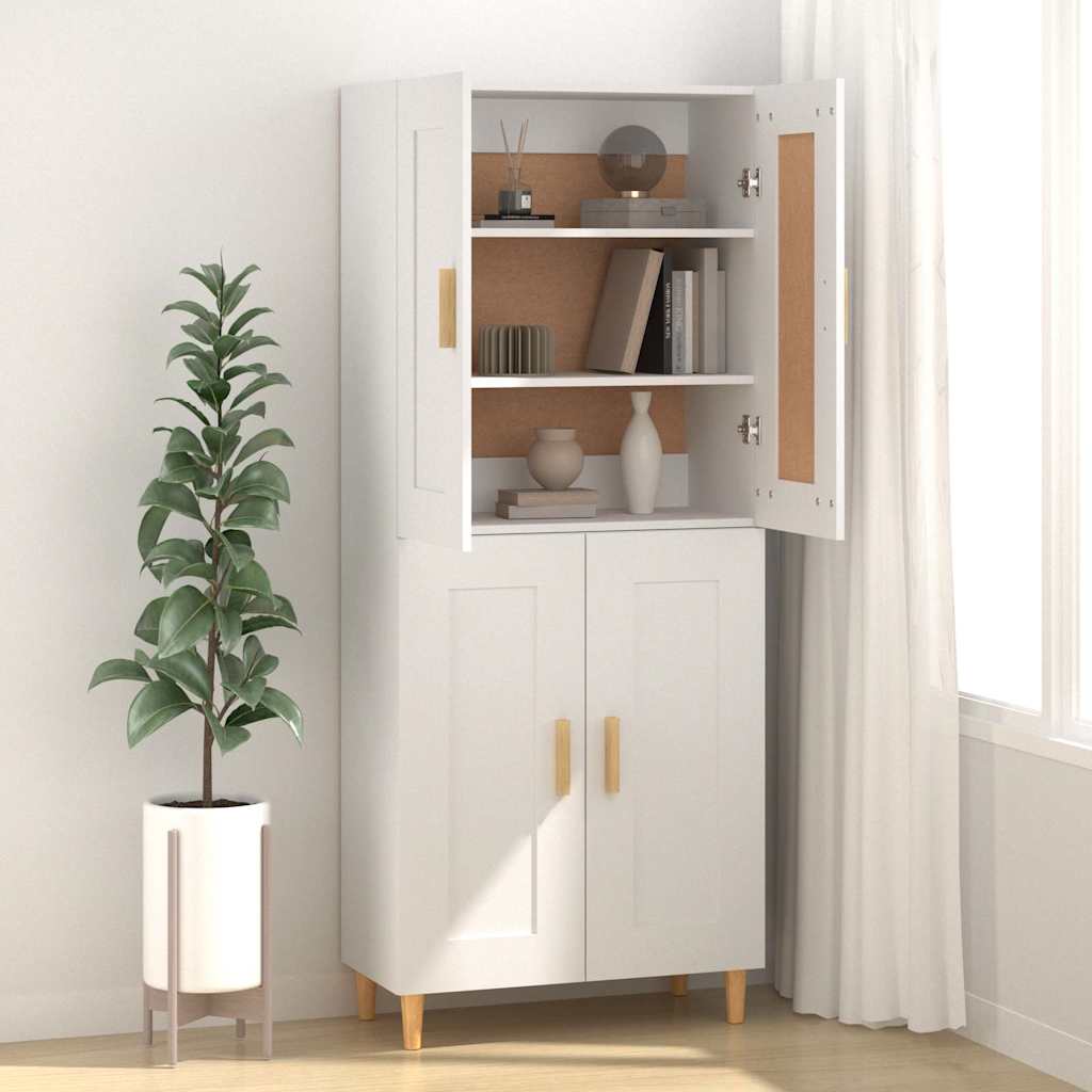 812132 vidaXL Sideboard White 69,5x34x90 cm Engineered Wood