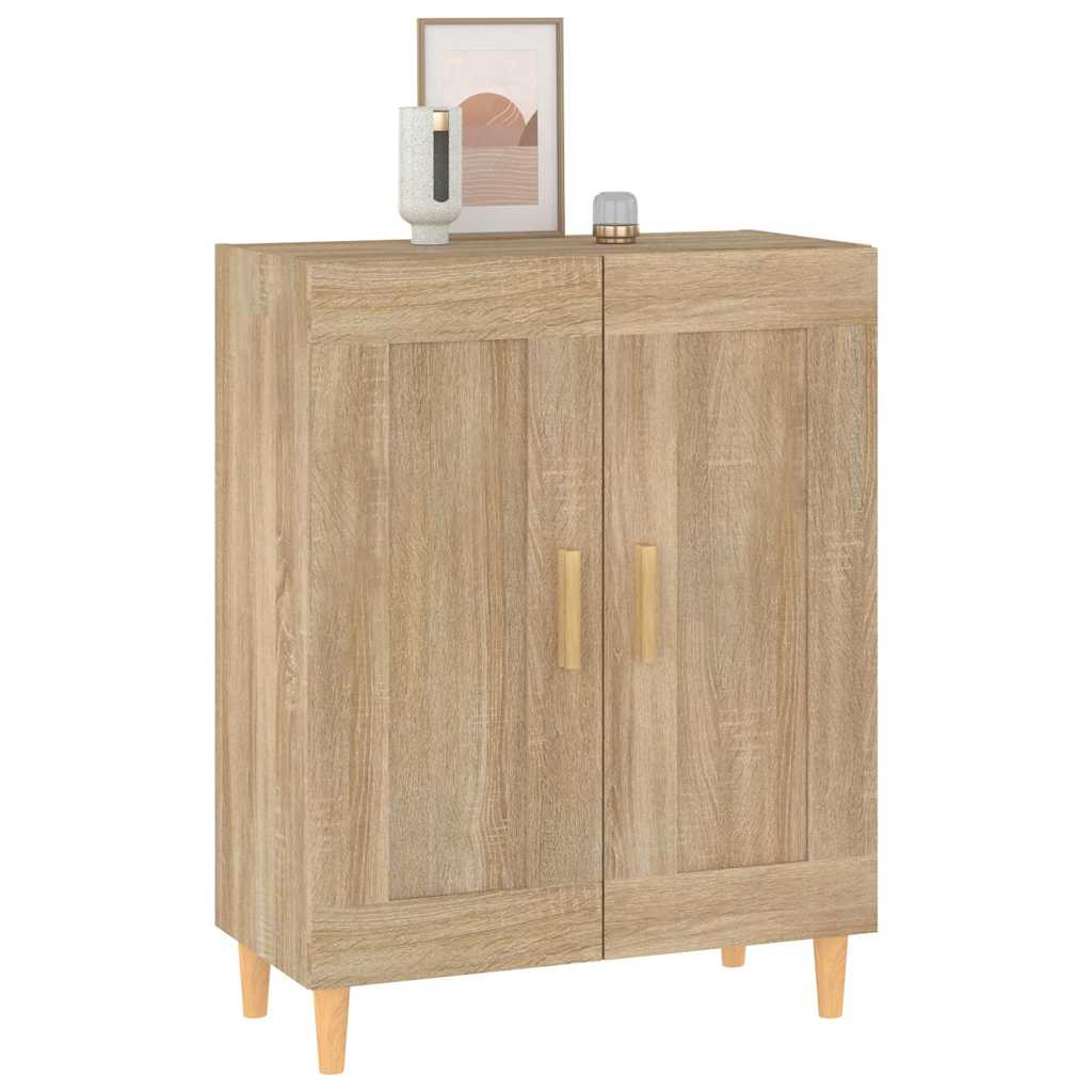 812135 vidaXL Sideboard Sonoma Oak 69,5x34x90 cm Engineered Wood