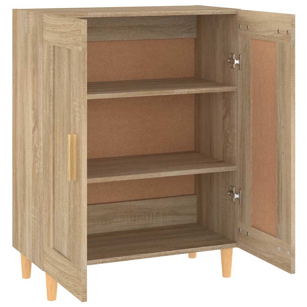 812135 vidaXL Sideboard Sonoma Oak 69,5x34x90 cm Engineered Wood