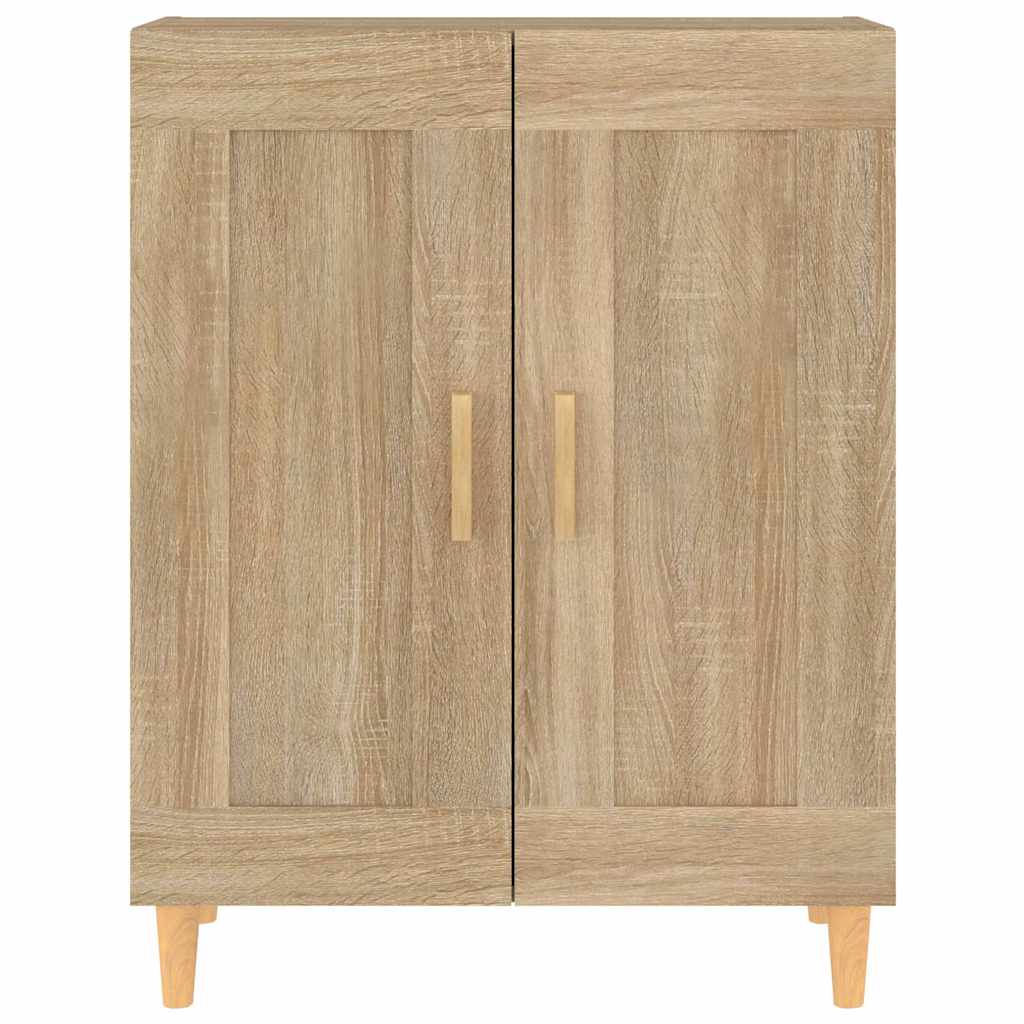 812135 vidaXL Sideboard Sonoma Oak 69,5x34x90 cm Engineered Wood