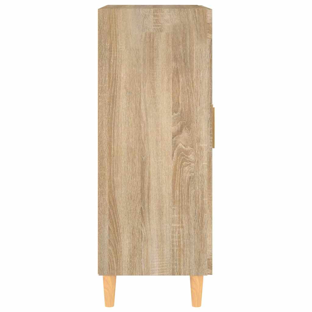 812135 vidaXL Sideboard Sonoma Oak 69,5x34x90 cm Engineered Wood