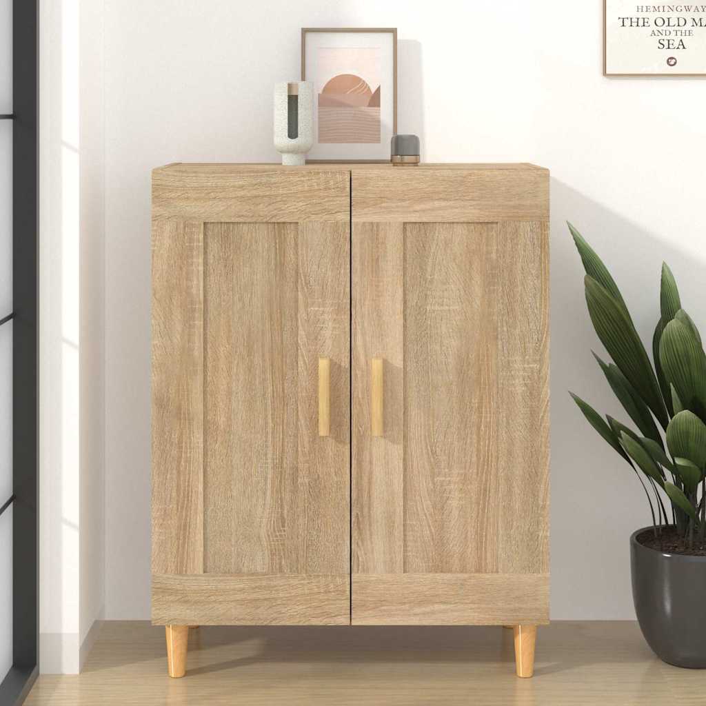 812135 vidaXL Sideboard Sonoma Oak 69,5x34x90 cm Engineered Wood