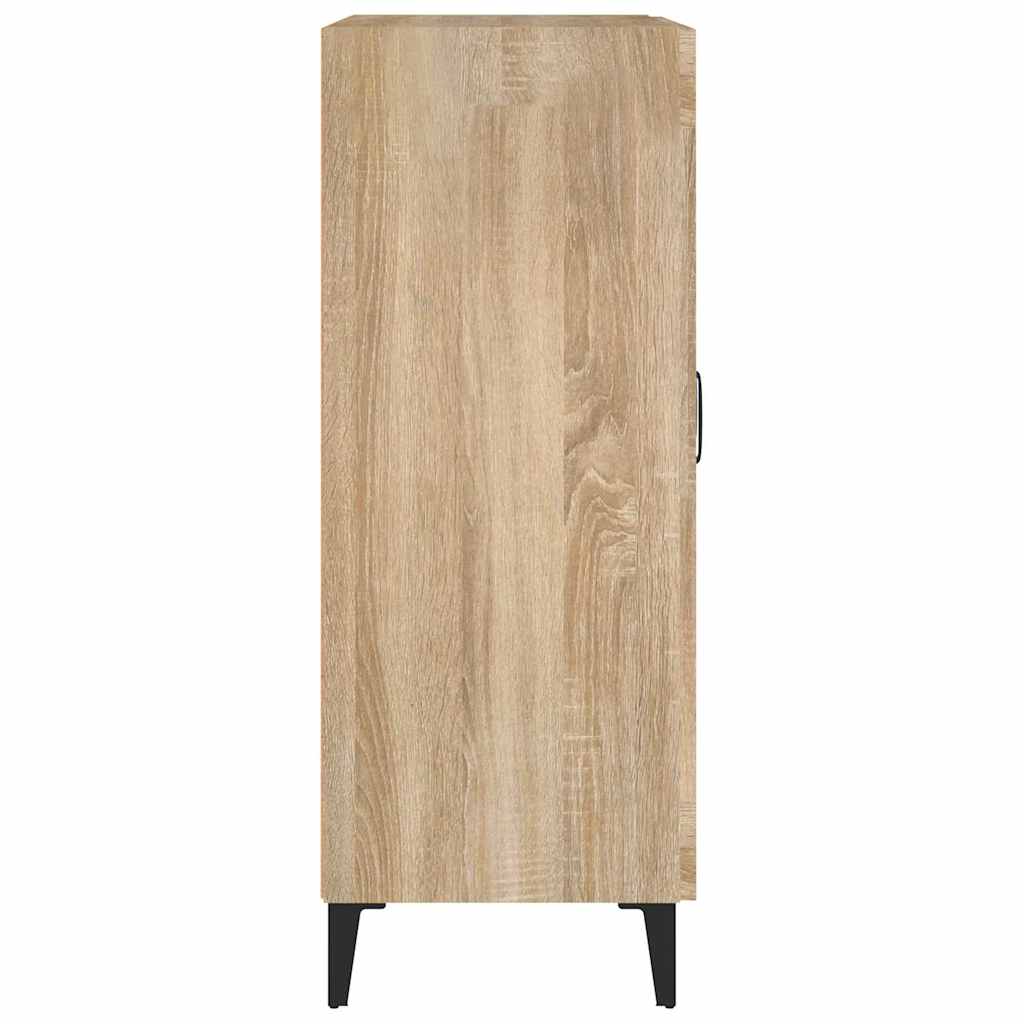 812144 vidaXL Sideboard Sonoma Oak 69,5x34x90 cm Engineered Wood