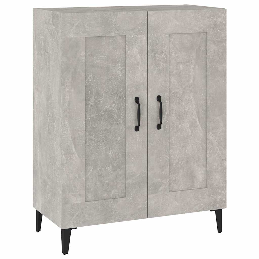 812145 vidaXL Sideboard Concrete Grey 69,5x34x90 cm Engineered Wood