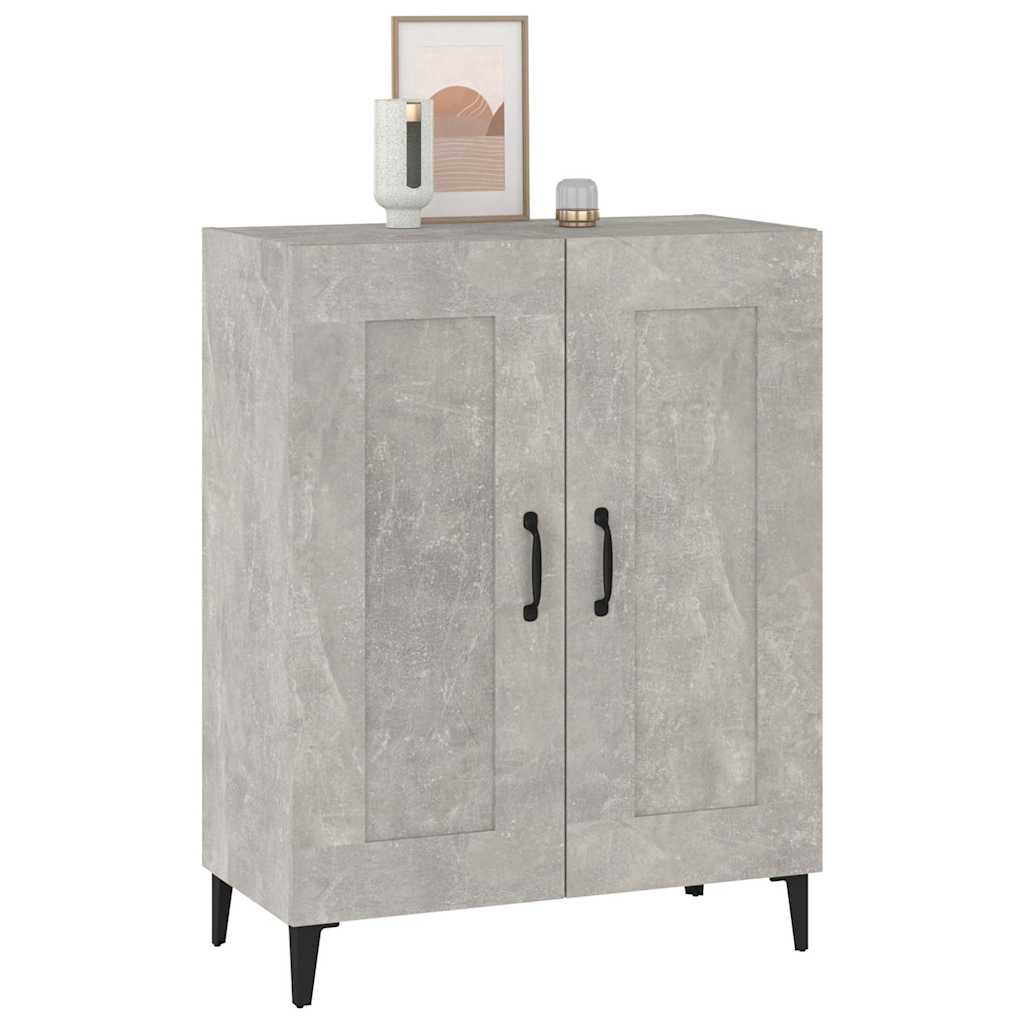 812145 vidaXL Sideboard Concrete Grey 69,5x34x90 cm Engineered Wood