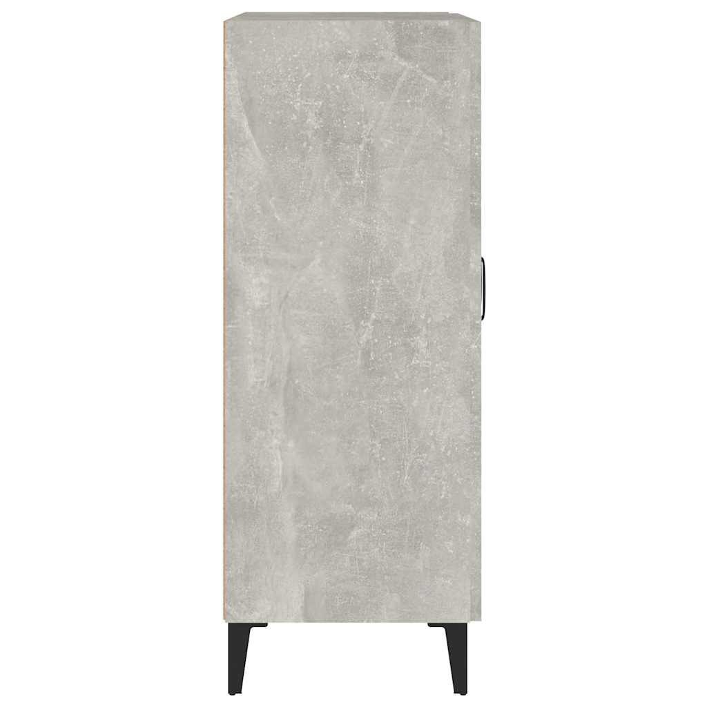 812145 vidaXL Sideboard Concrete Grey 69,5x34x90 cm Engineered Wood