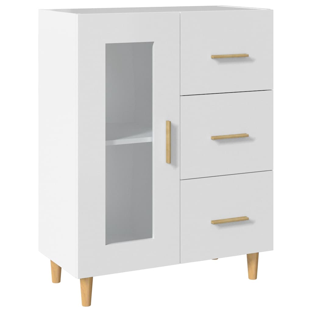 Sideboard White 69,5x34x90 cm Engineered Wood