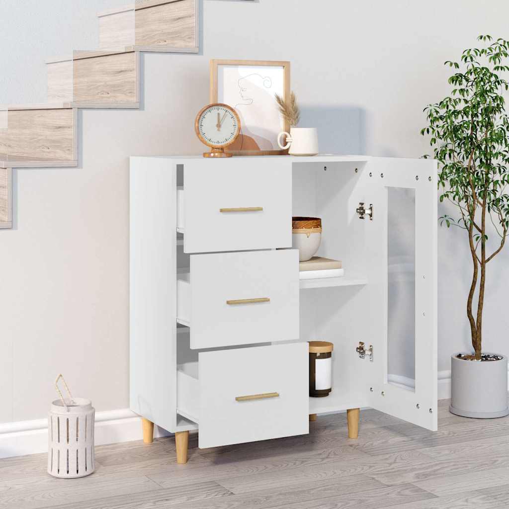 Sideboard White 69,5x34x90 cm Engineered Wood
