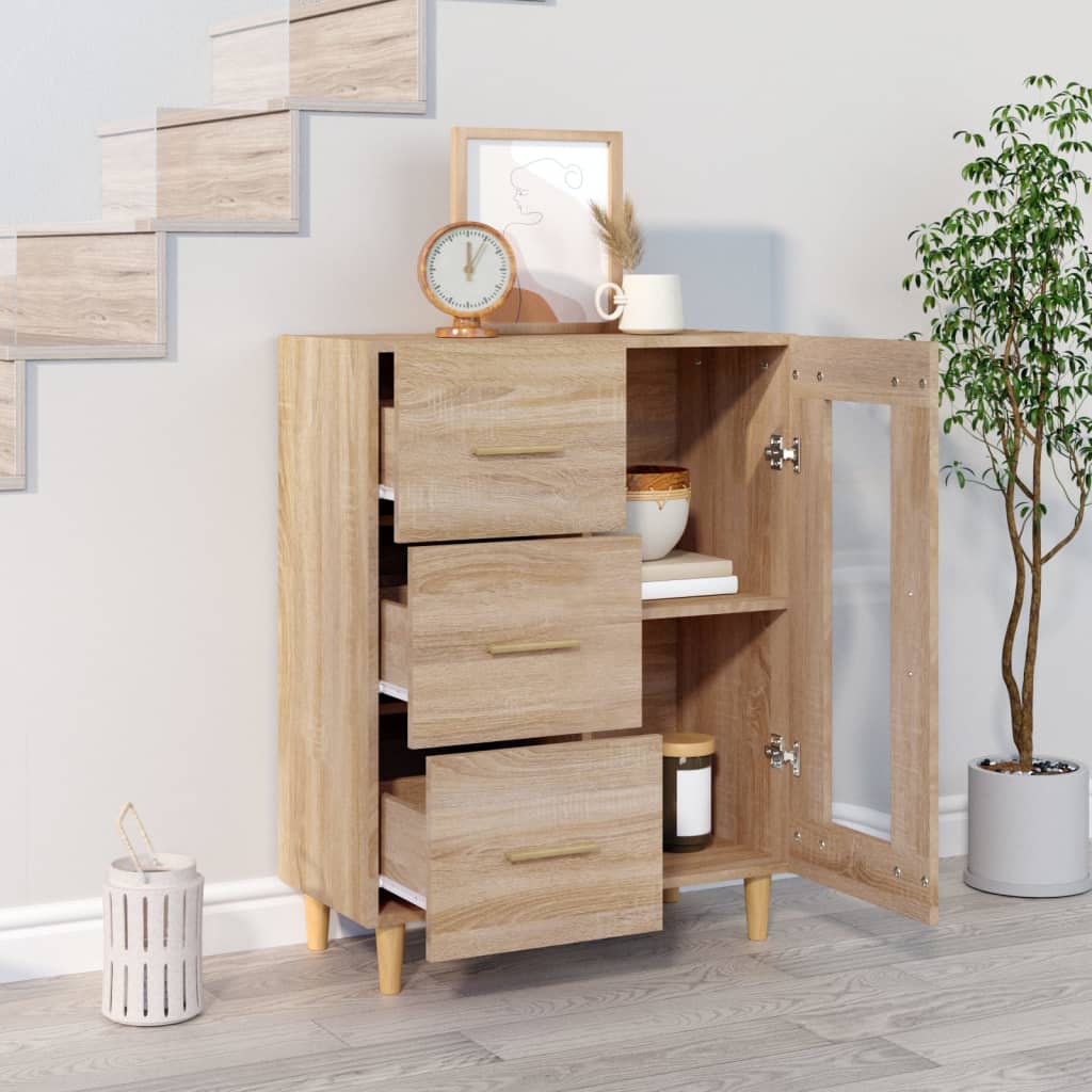 Sideboard Sonoma Oak 69,5x34x90 cm Engineered Wood