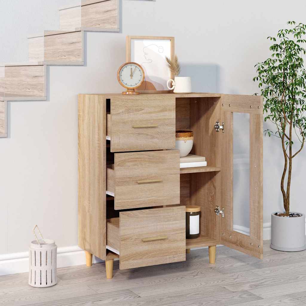 Sideboard Sonoma Oak 69,5x34x90 cm Engineered Wood