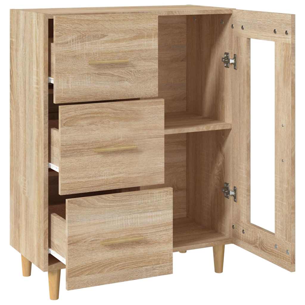 Sideboard Sonoma Oak 69,5x34x90 cm Engineered Wood