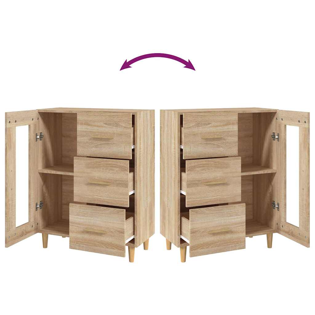 Sideboard Sonoma Oak 69,5x34x90 cm Engineered Wood