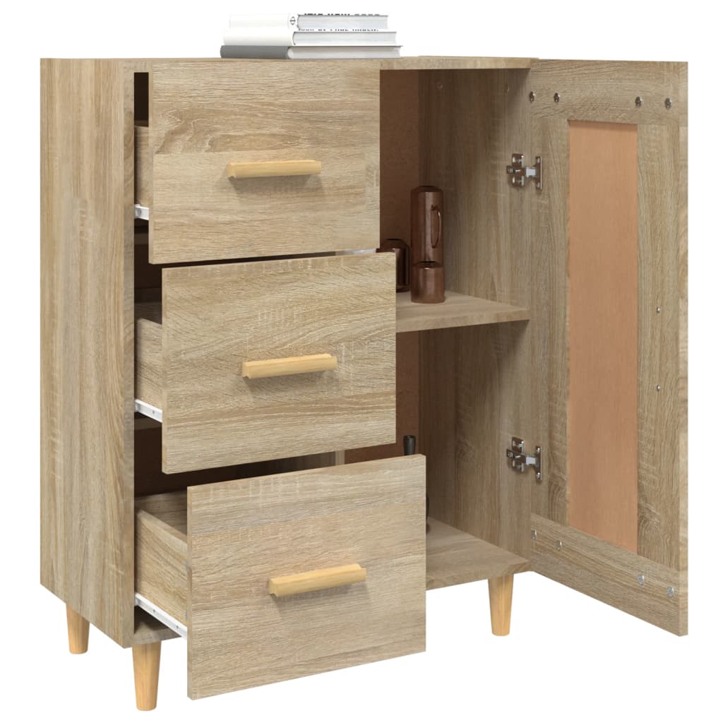 Sideboard Sonoma Oak 69.5x34x90 cm Engineered Wood