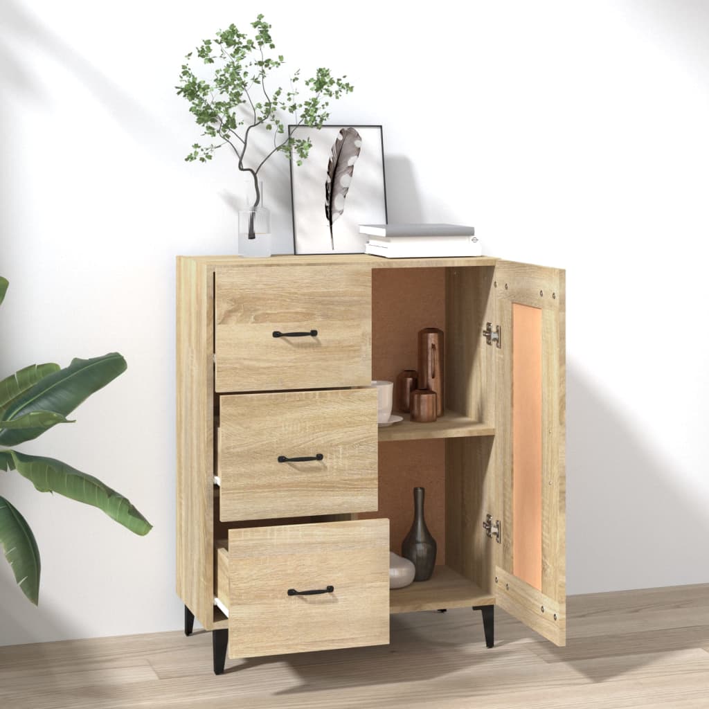 Sideboard Sonoma Oak 69.5x34x90 cm Engineered Wood