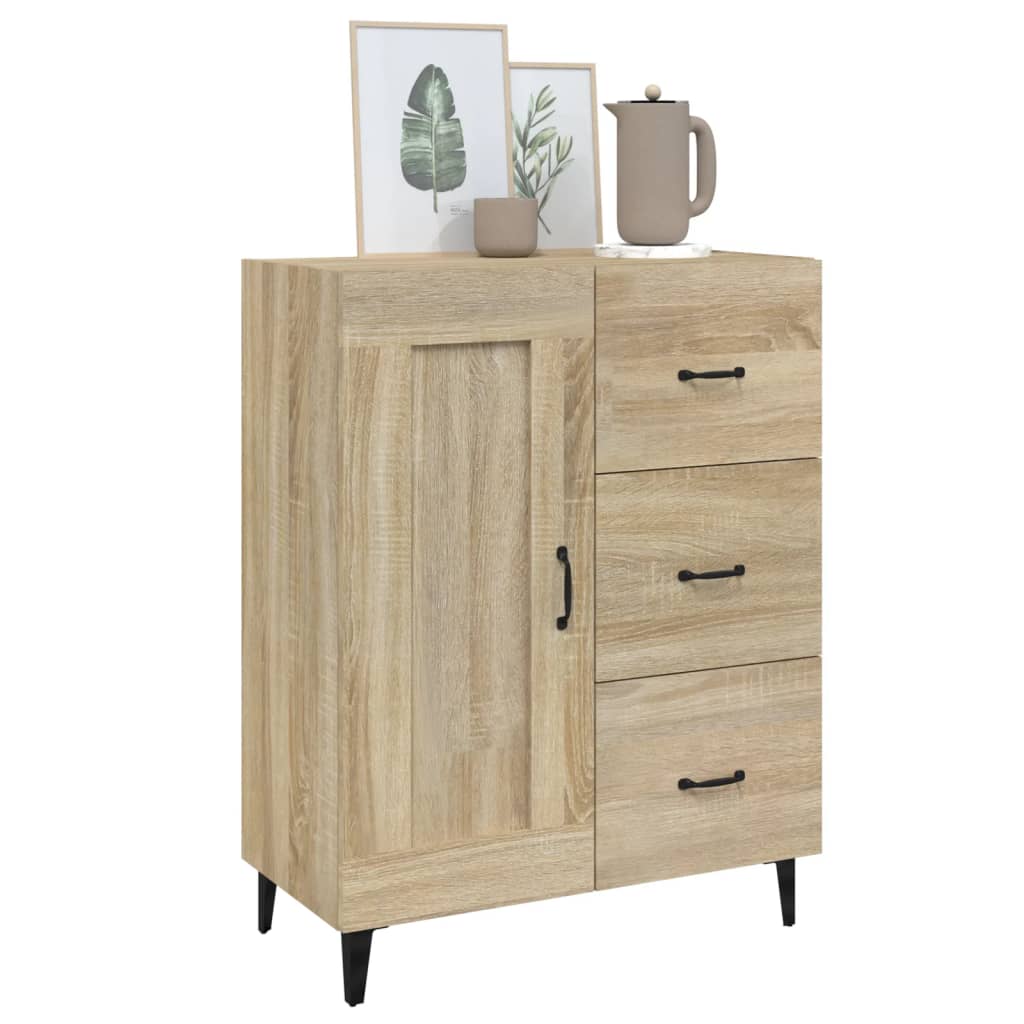 Sideboard Sonoma Oak 69.5x34x90 cm Engineered Wood