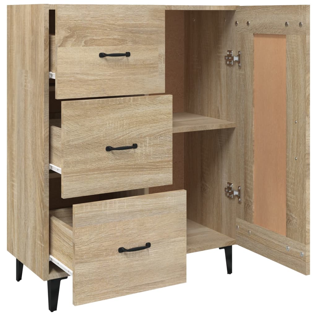 Sideboard Sonoma Oak 69.5x34x90 cm Engineered Wood