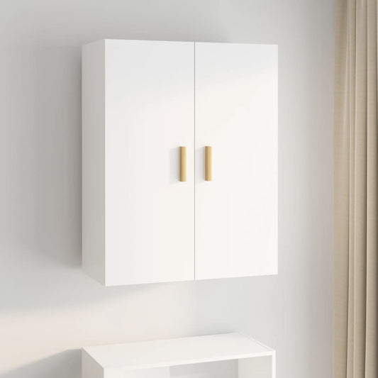 vidaXL Hanging Wall Cabinet White 69.5x34x90 cm