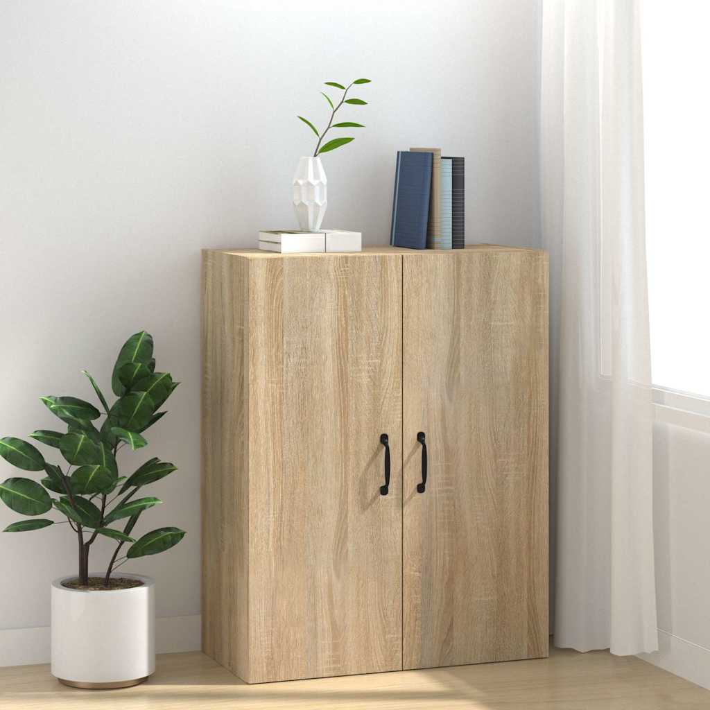 Hanging Cabinet Sonoma Oak 69,5x34x90 cm Engineered Wood