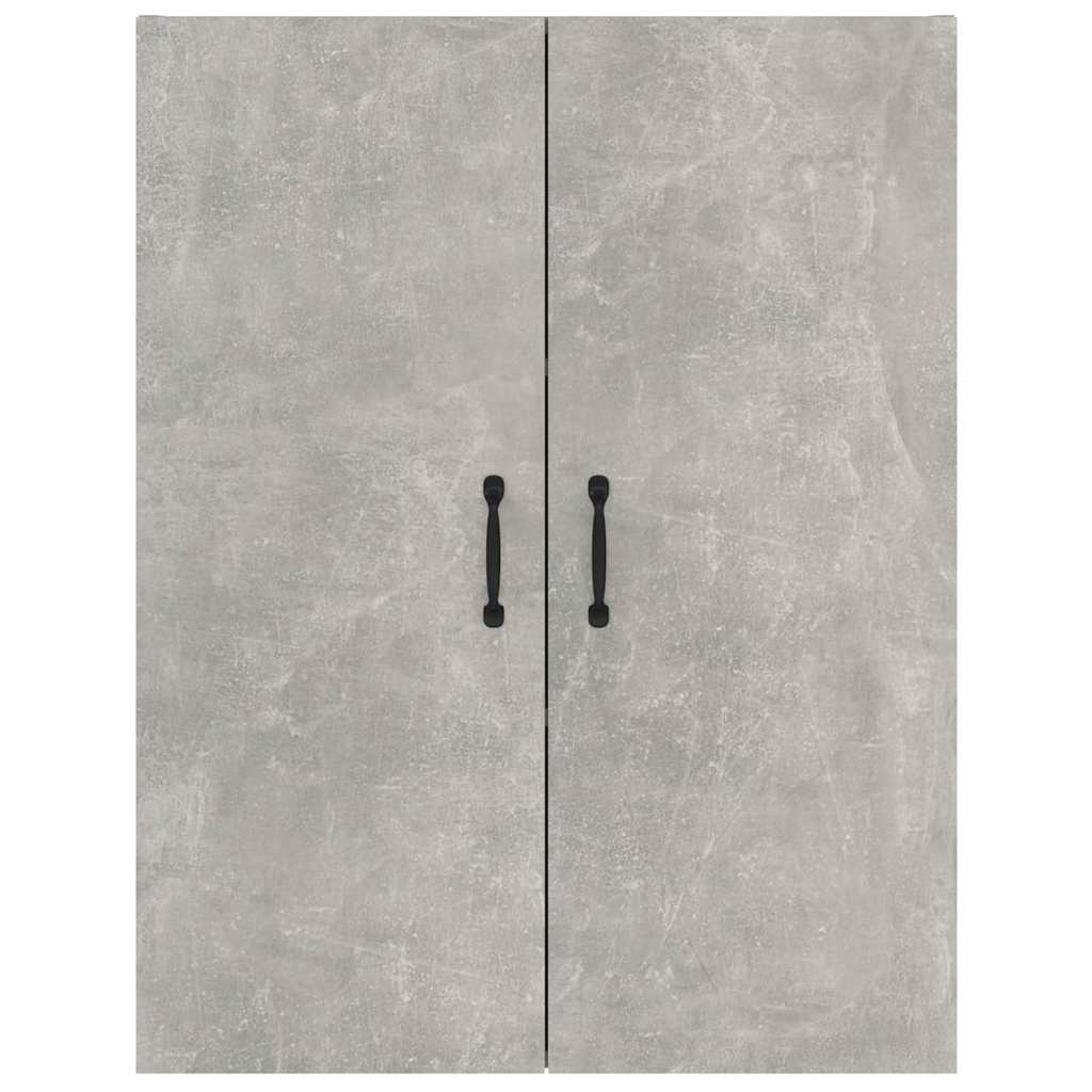 Hanging Cabinet Concrete Grey 69,5x34x90 cm Engineered Wood