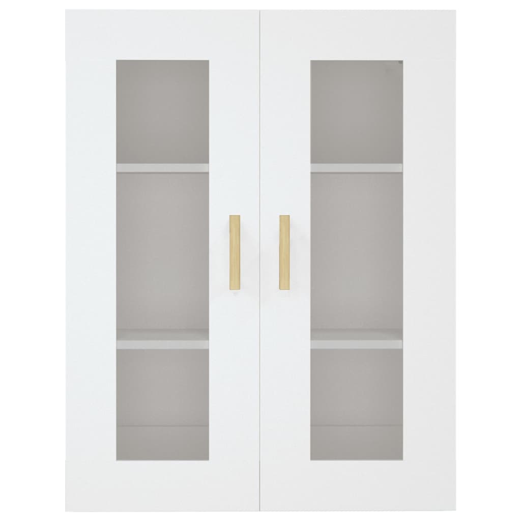 Hanging Wall Cabinet White 69,5x34x90 cm