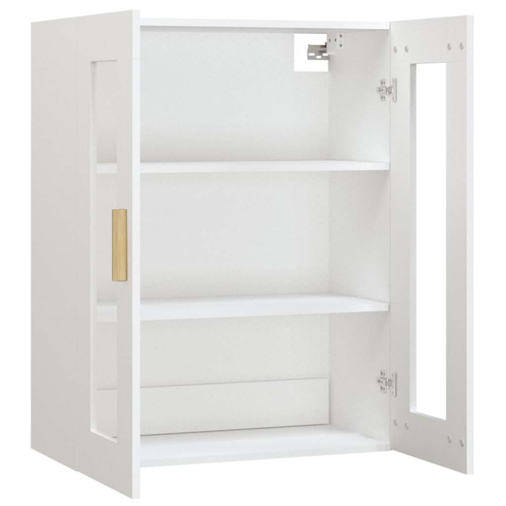 Hanging Wall Cabinet White 69,5x34x90 cm