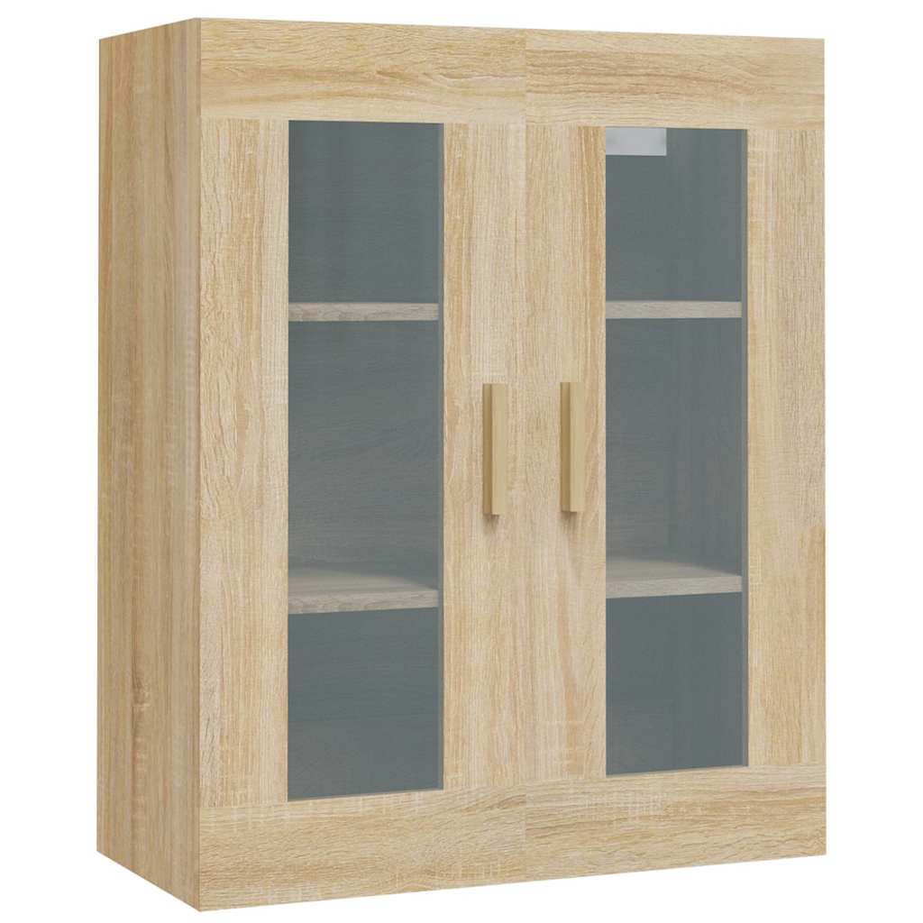 Hanging Wall Cabinet Sonoma Oak 69,5x34x90 cm