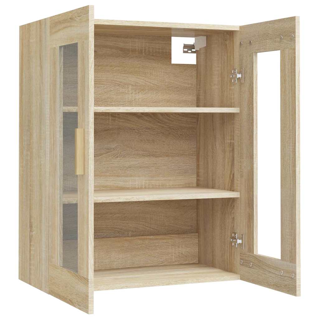 Hanging Wall Cabinet Sonoma Oak 69,5x34x90 cm