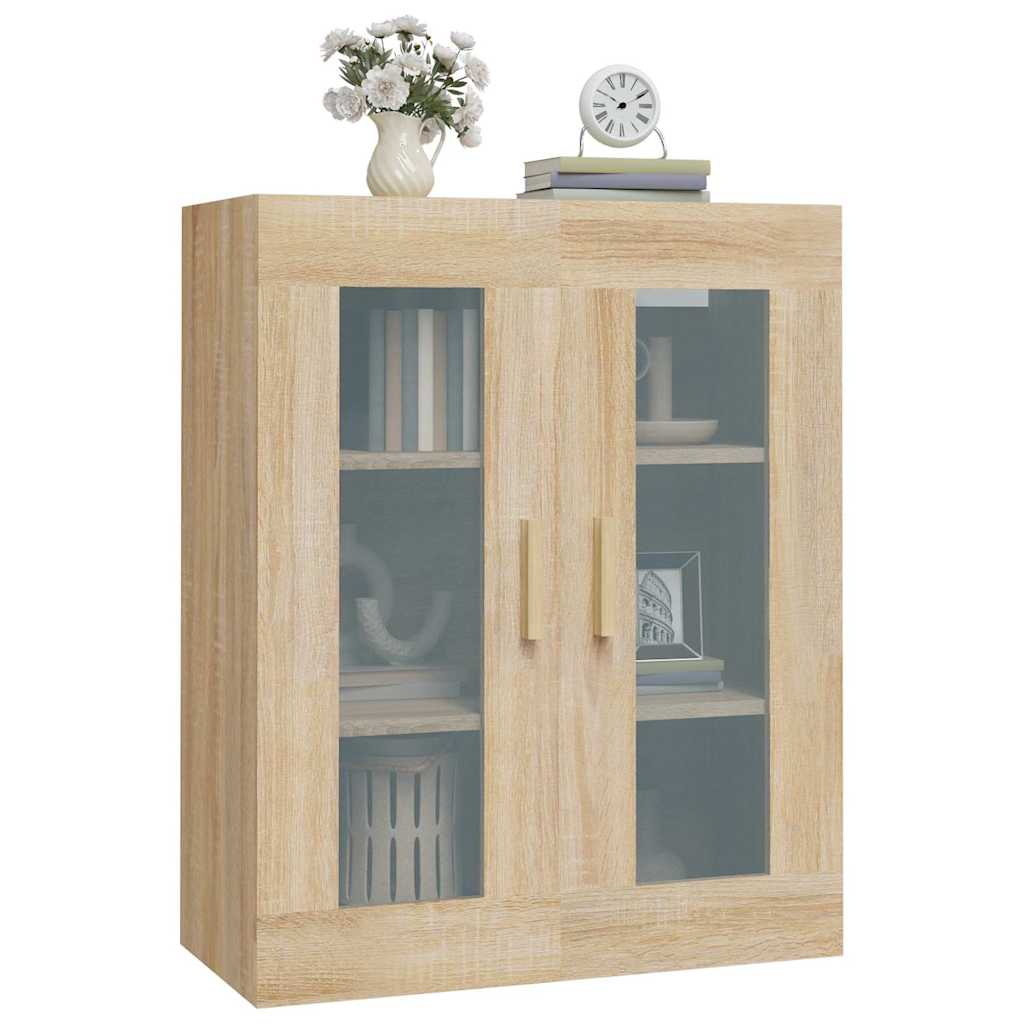 Hanging Wall Cabinet Sonoma Oak 69,5x34x90 cm