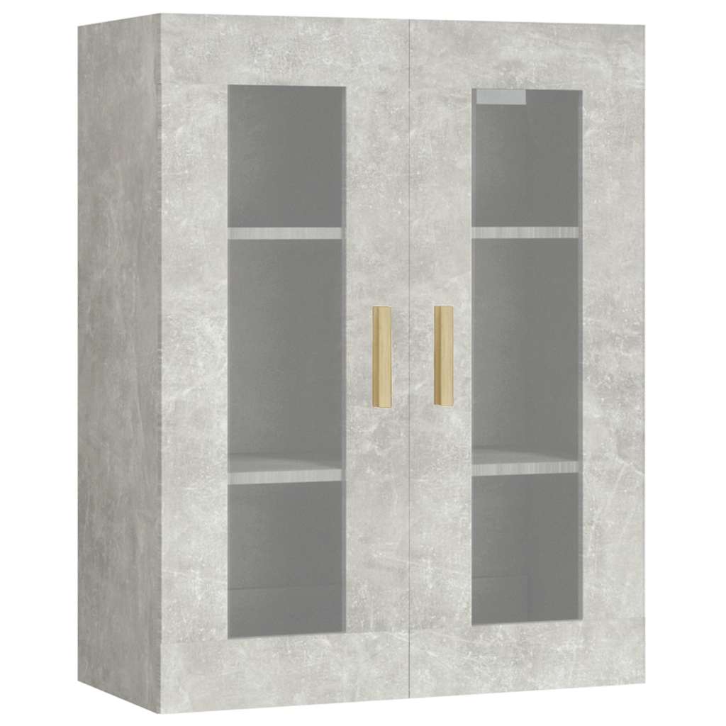 Hanging Wall Cabinet Concrete Grey 69,5x34x90 cm