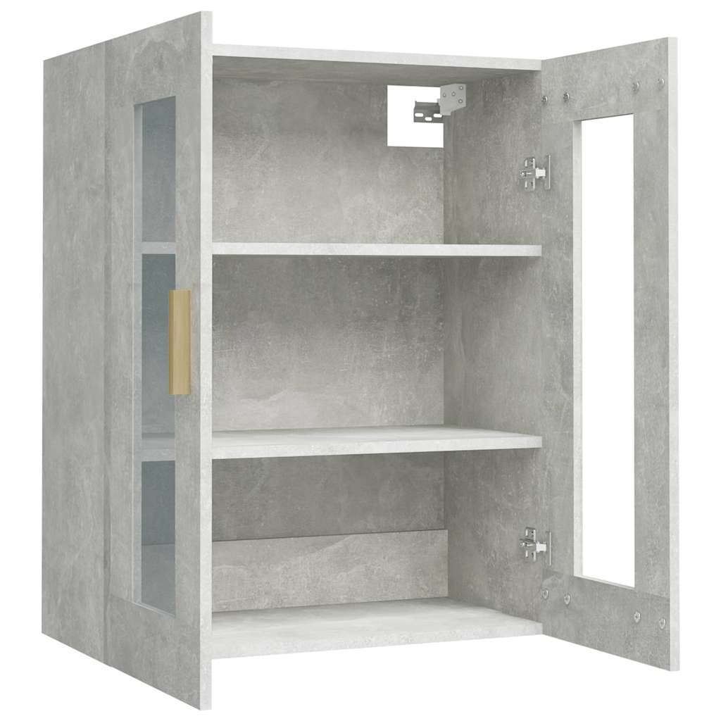Hanging Wall Cabinet Concrete Grey 69,5x34x90 cm