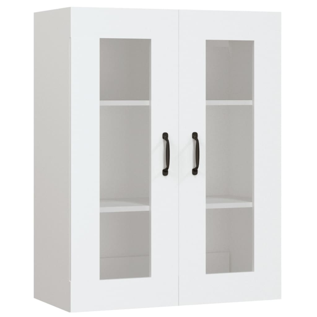 Hanging Wall Cabinet White 69,5x34x90 cm