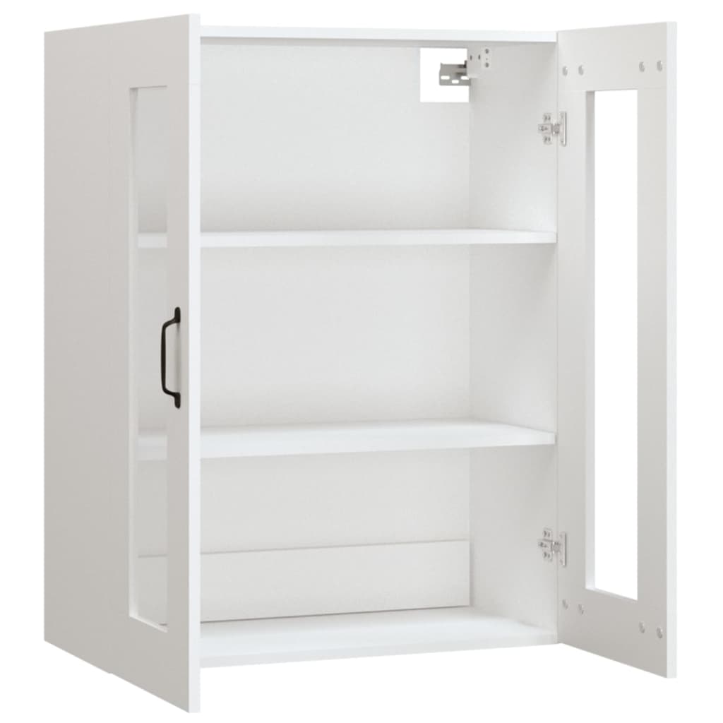 Hanging Wall Cabinet White 69,5x34x90 cm