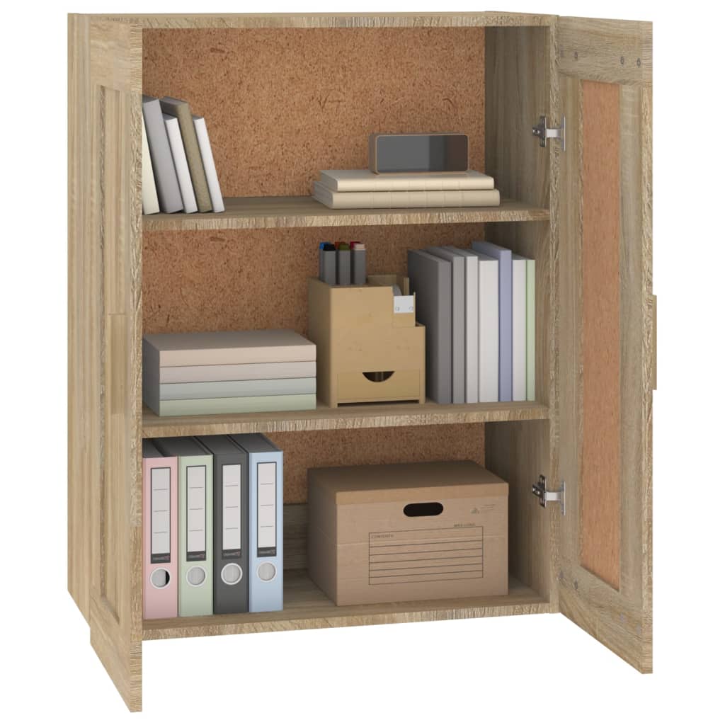 Wall Cabinet Sonoma Oak 69.5x32.5x90 cm Engineered Wood