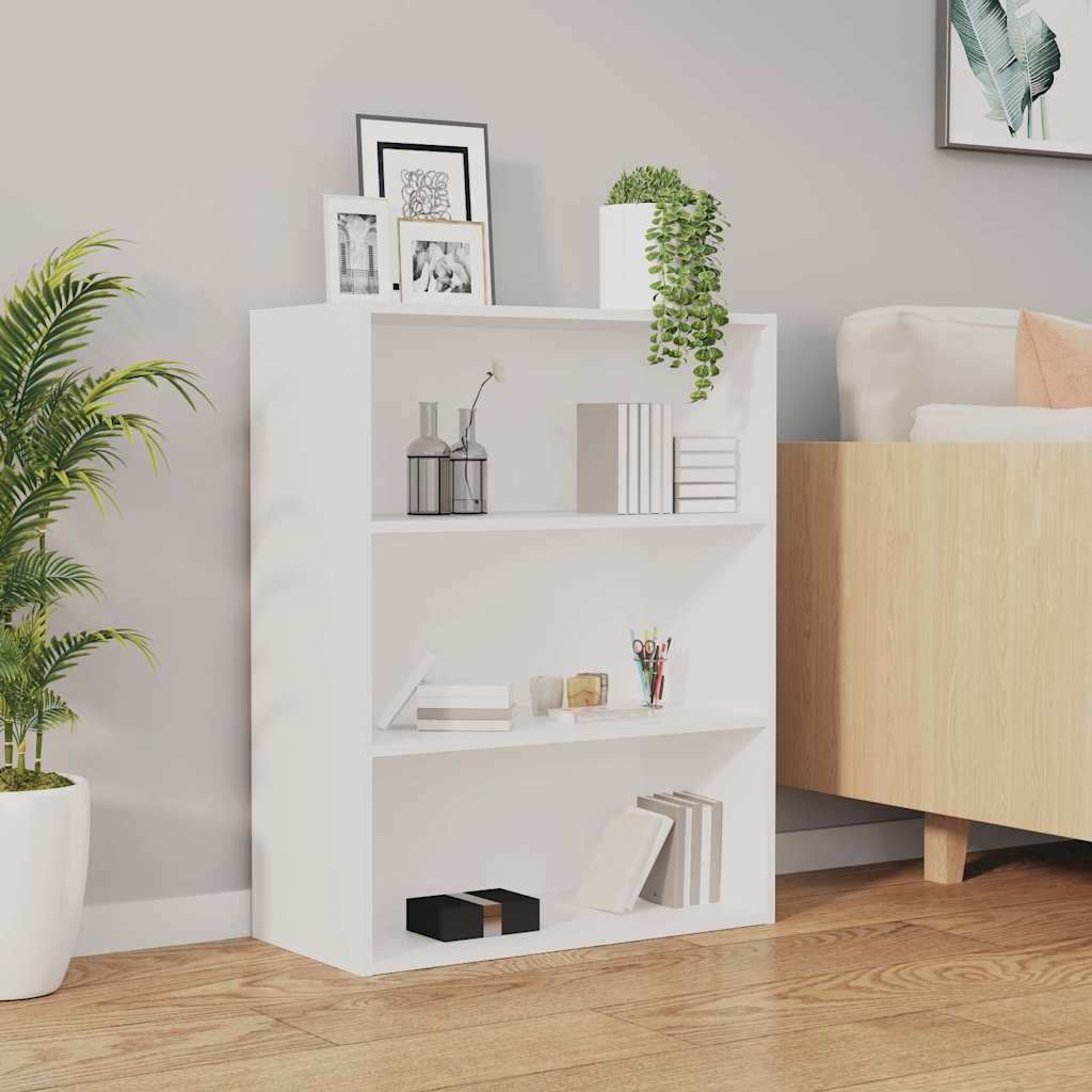 Hanging Wall Cabinet White 69,5x32,5x90 cm