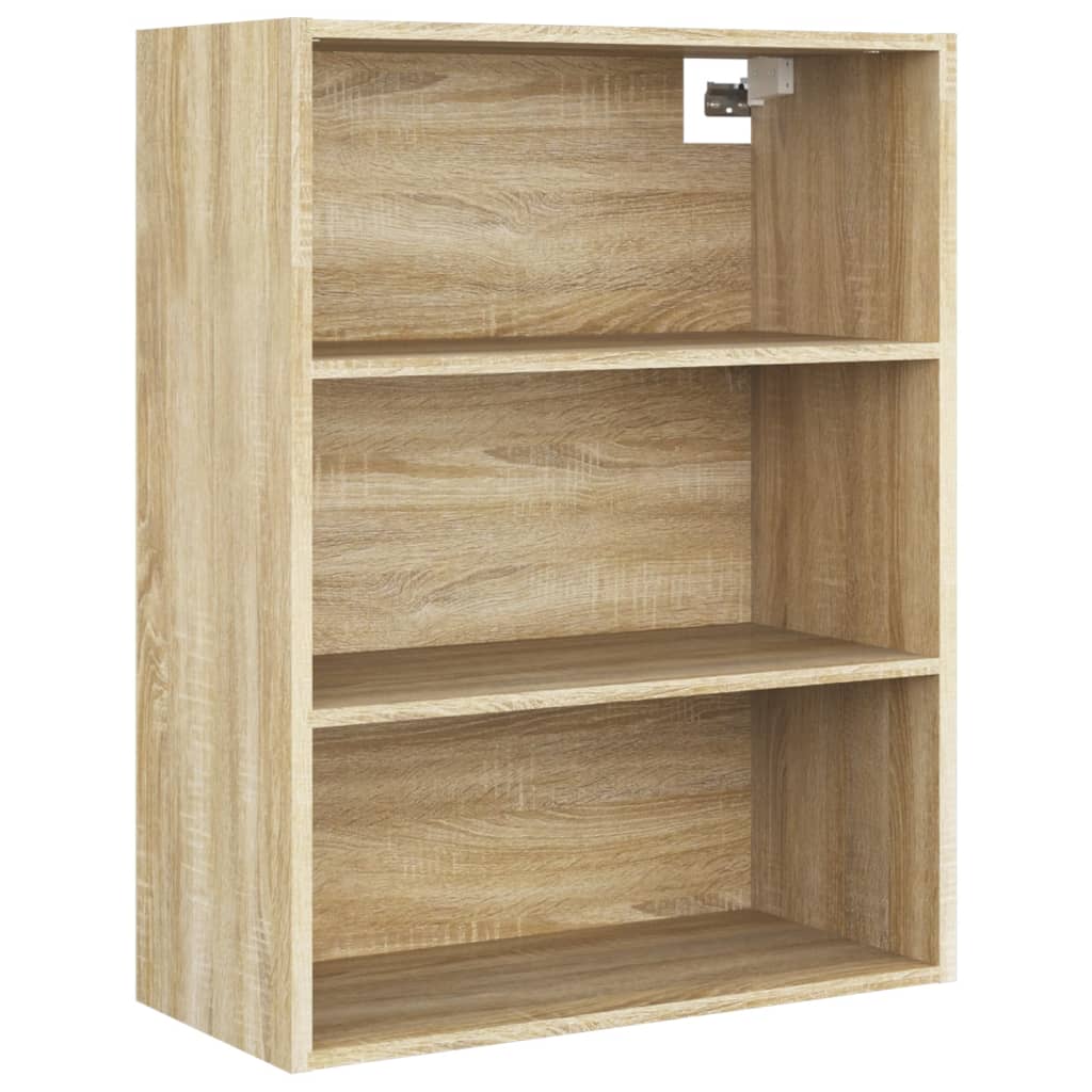 vidaXL Hanging Wall Cabinet Sonoma Oak 69.5x32.5x90 cm