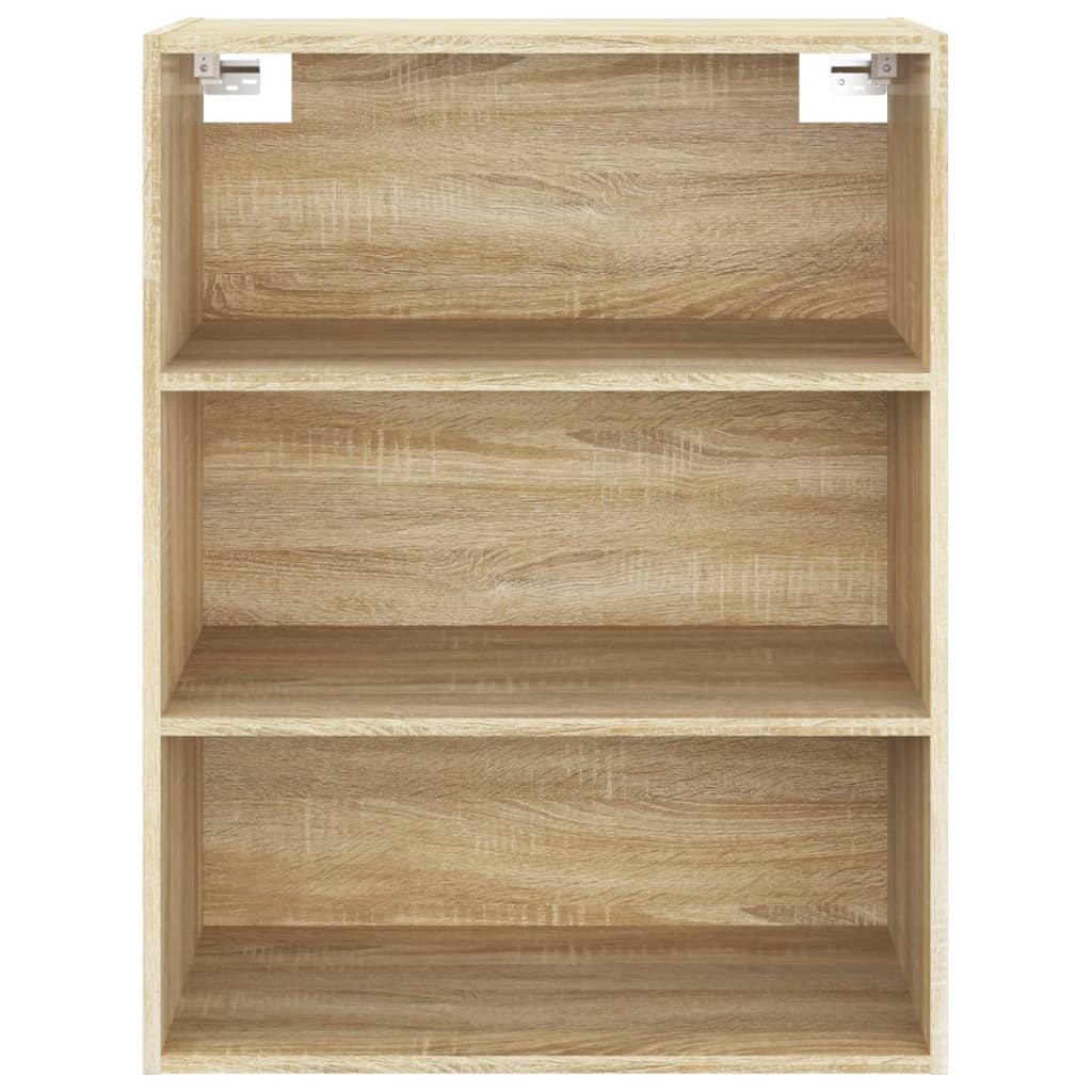 vidaXL Hanging Wall Cabinet Sonoma Oak 69.5x32.5x90 cm