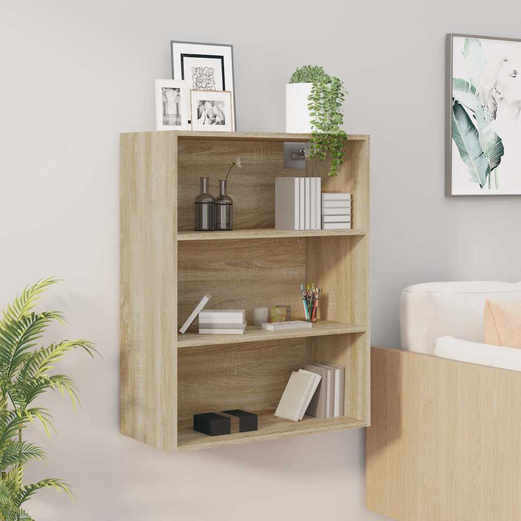 Hanging Wall Cabinet Sonoma Oak 69,5x32,5x90 cm