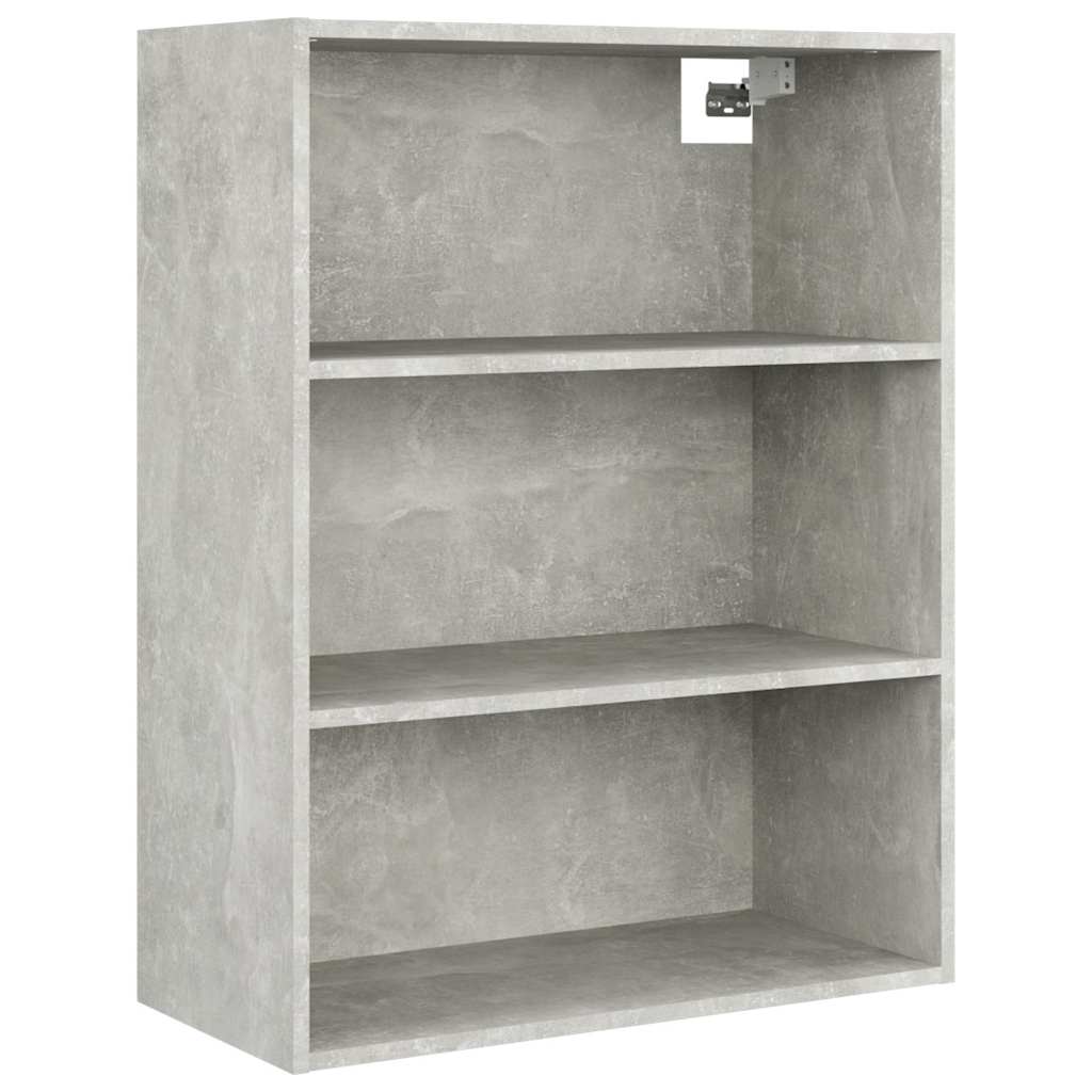 812316 vidaXL Hanging Wall Cabinet Concrete Grey 69,5x32,5x90 cm