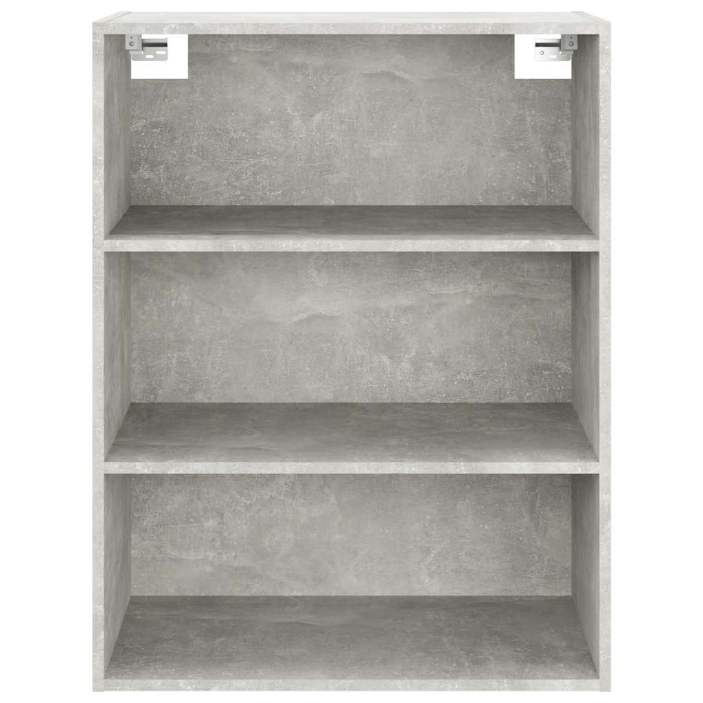 812316 vidaXL Hanging Wall Cabinet Concrete Grey 69,5x32,5x90 cm