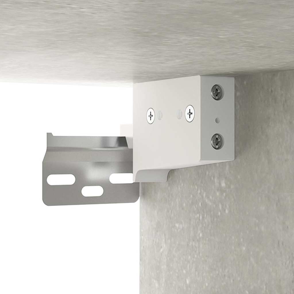 812316 vidaXL Hanging Wall Cabinet Concrete Grey 69,5x32,5x90 cm