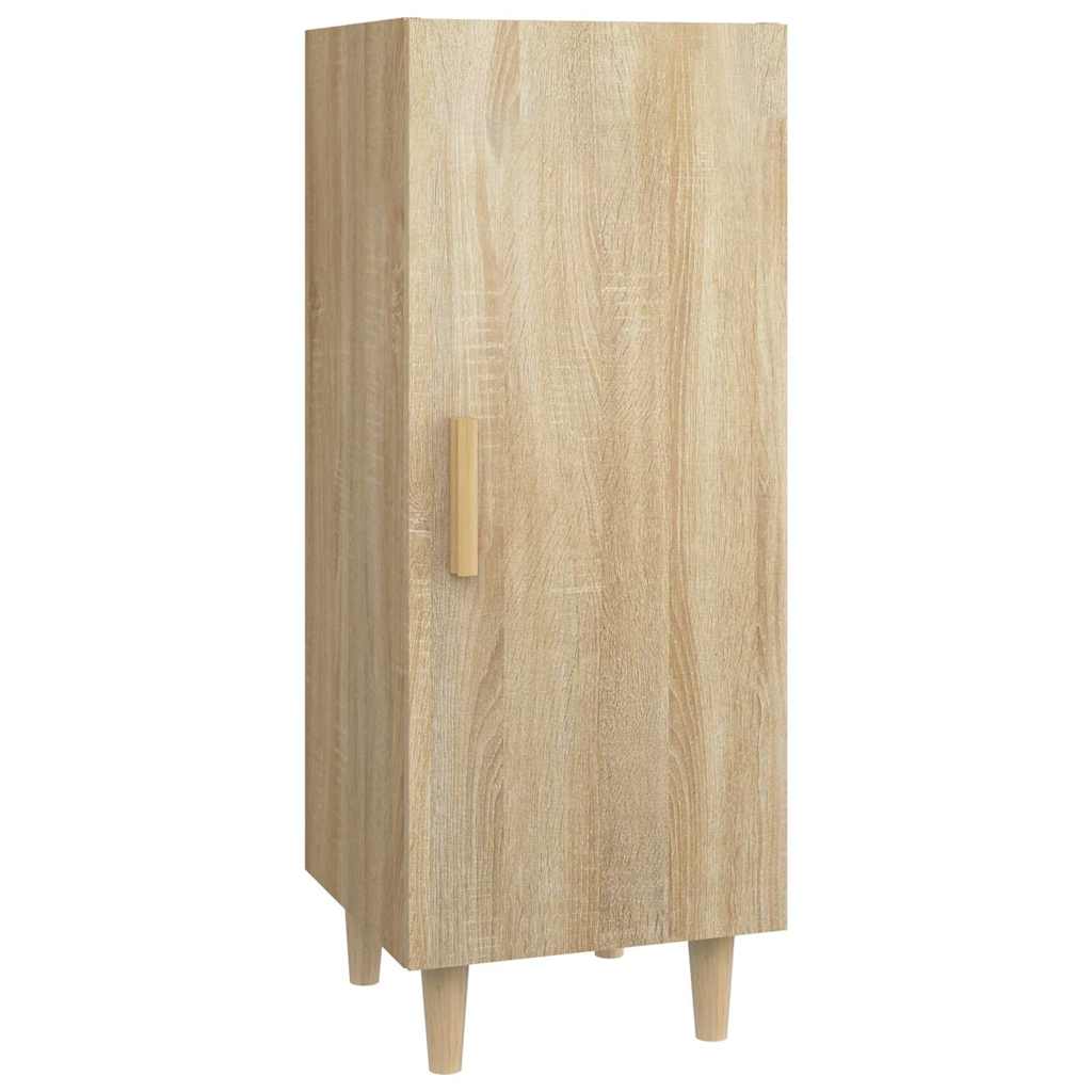 812324 vidaXL Sideboard Sonoma Oak 34,5x34x90 cm Engineered Wood