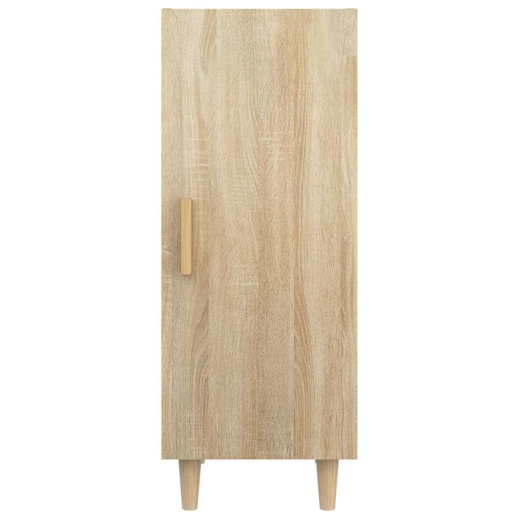 812324 vidaXL Sideboard Sonoma Oak 34,5x34x90 cm Engineered Wood