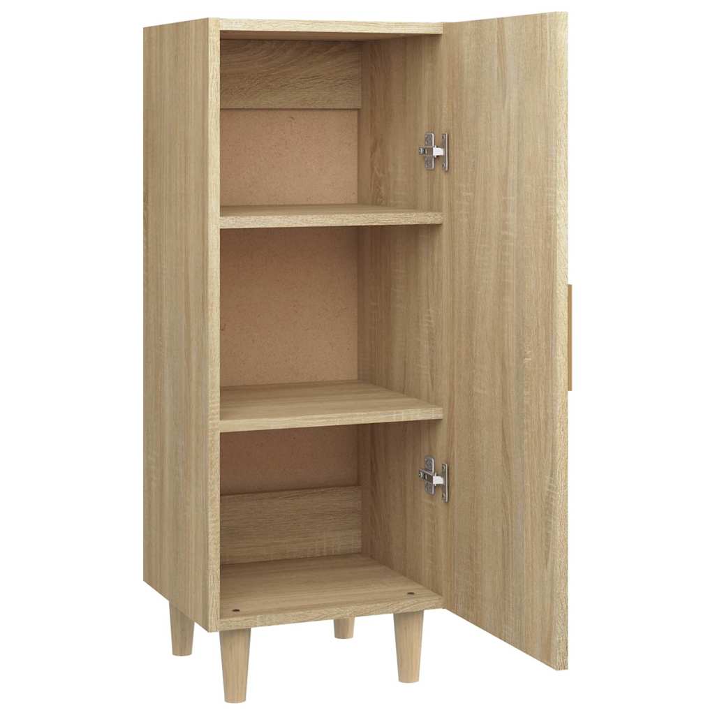 812324 vidaXL Sideboard Sonoma Oak 34,5x34x90 cm Engineered Wood