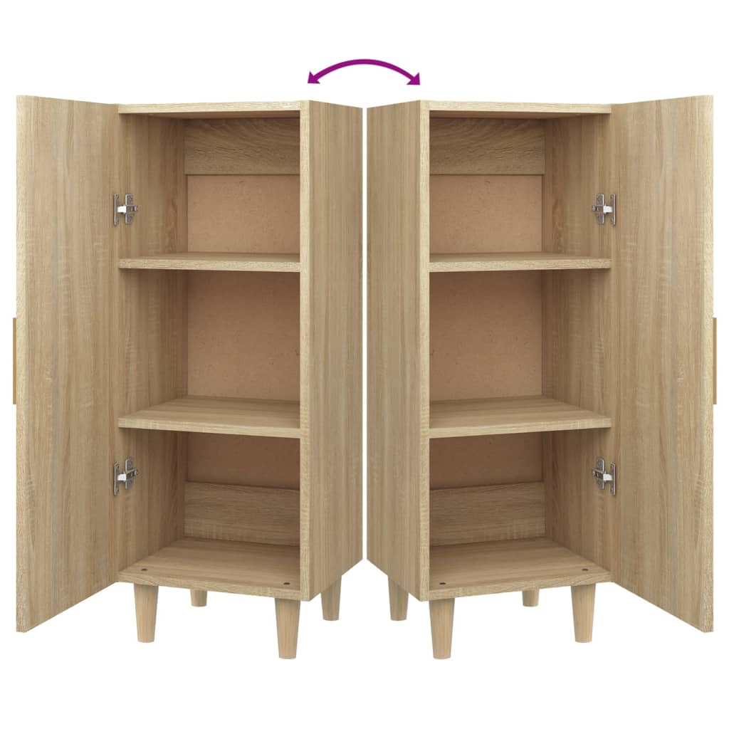 Sideboard Sonoma Oak 34.5x34x90 cm Engineered Wood