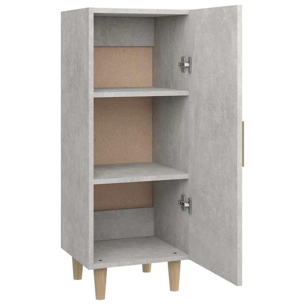 812325 vidaXL Sideboard Concrete Grey 34,5x34x90 cm Engineered Wood