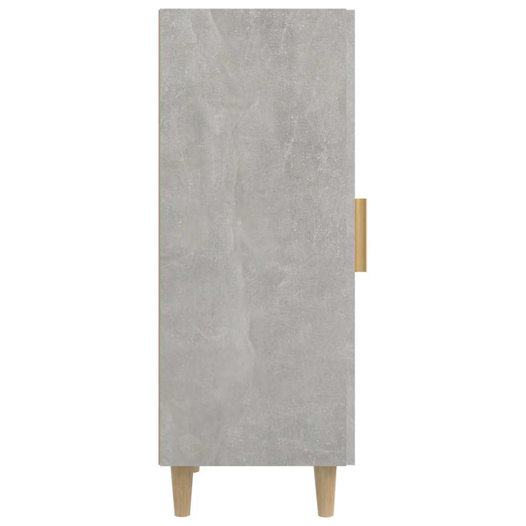 812325 vidaXL Sideboard Concrete Grey 34,5x34x90 cm Engineered Wood